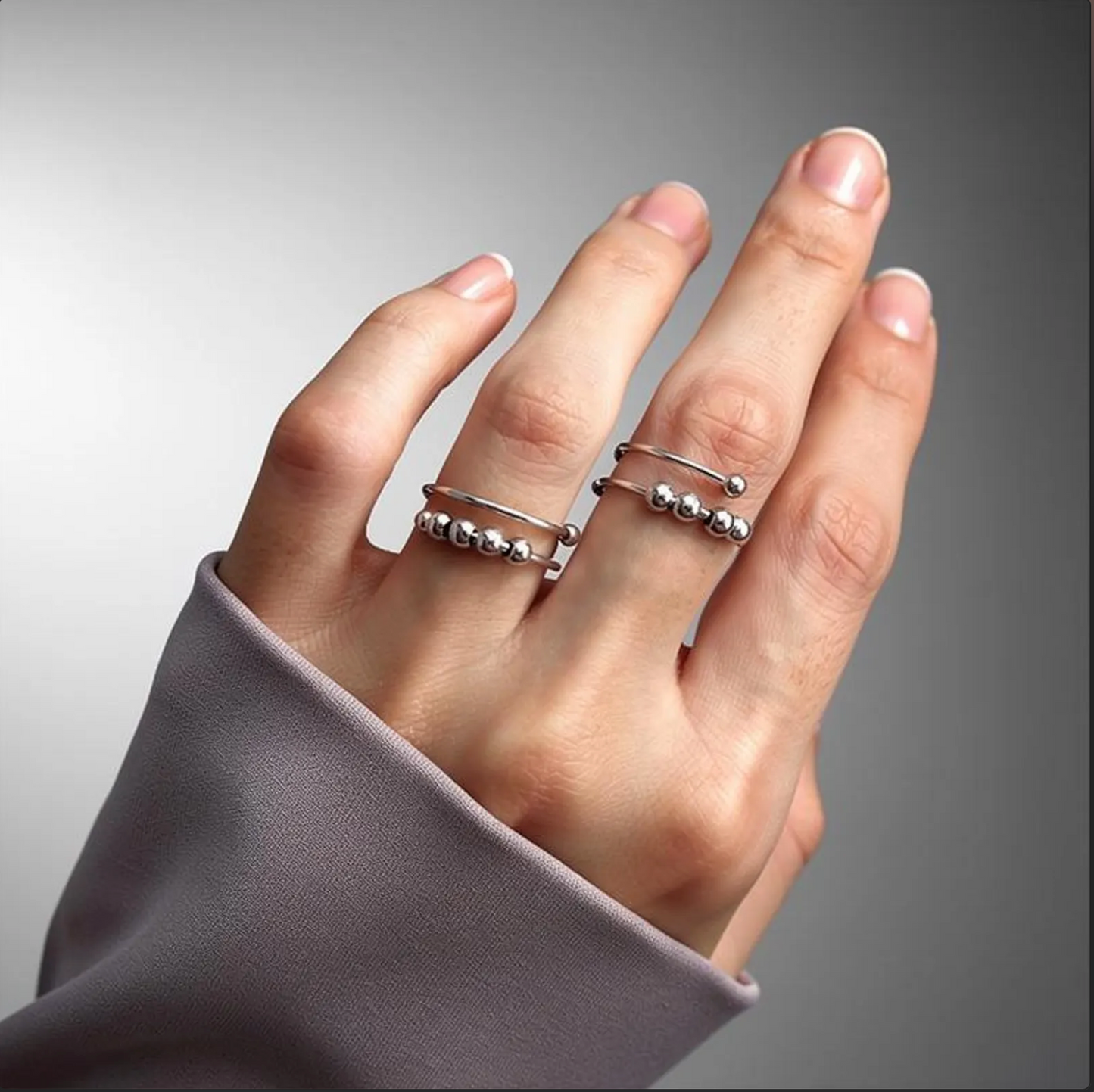 Fidget Beads Ring