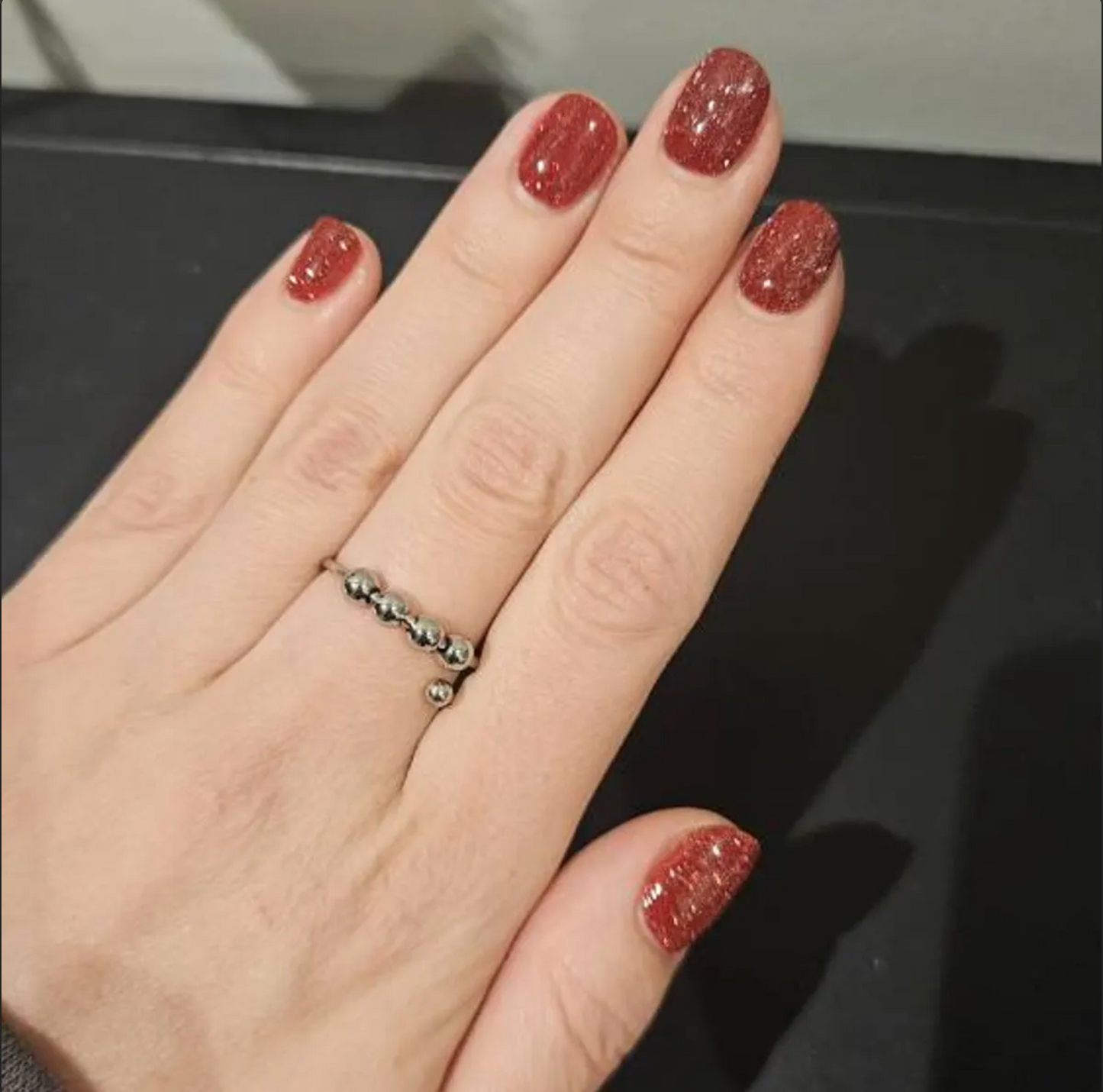 Fidget Beads Ring