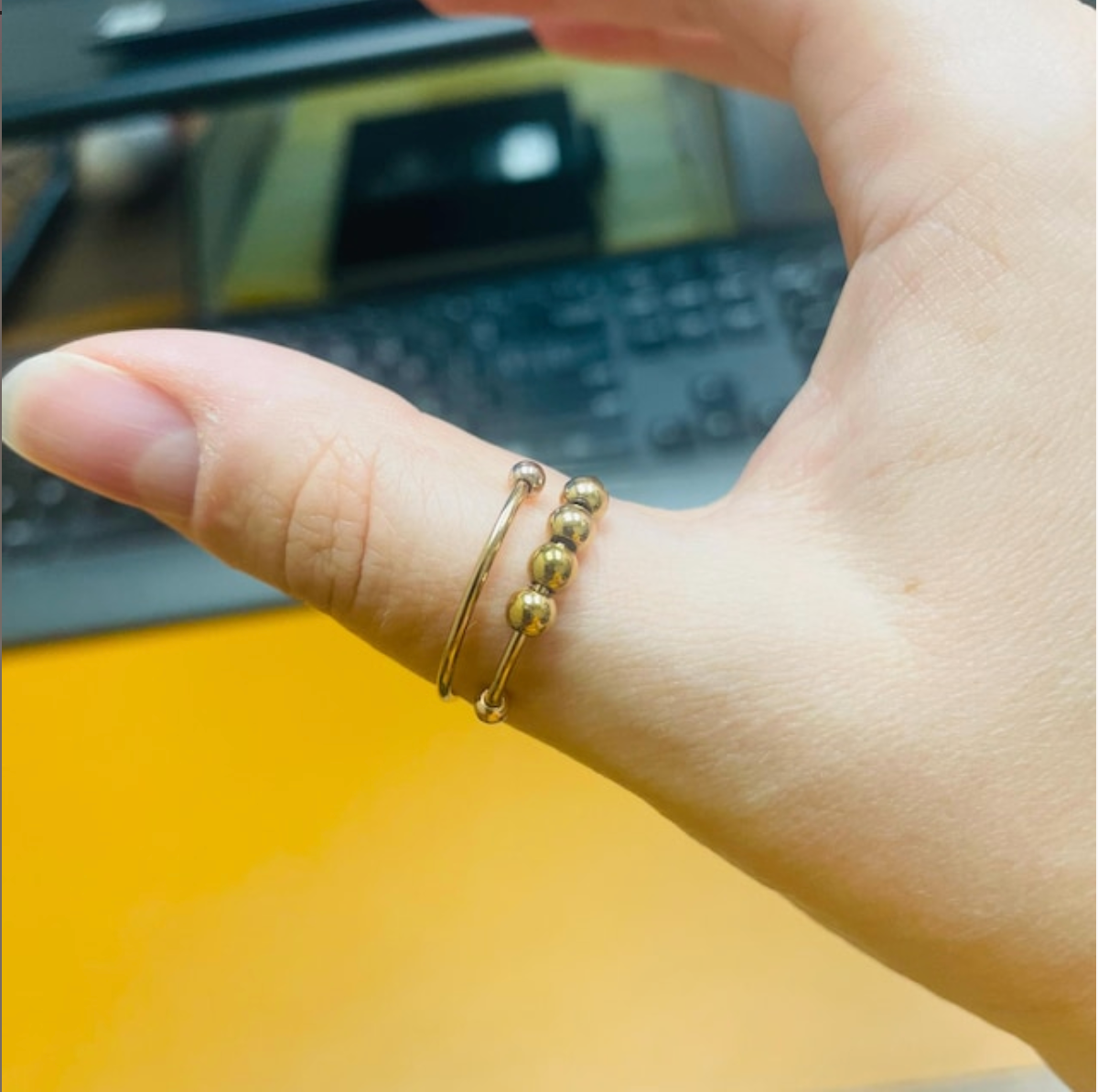 Fidget Beads Ring